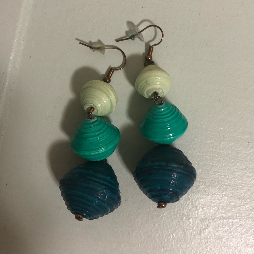 Noonday Collection Paper bead earrings- so fun!
